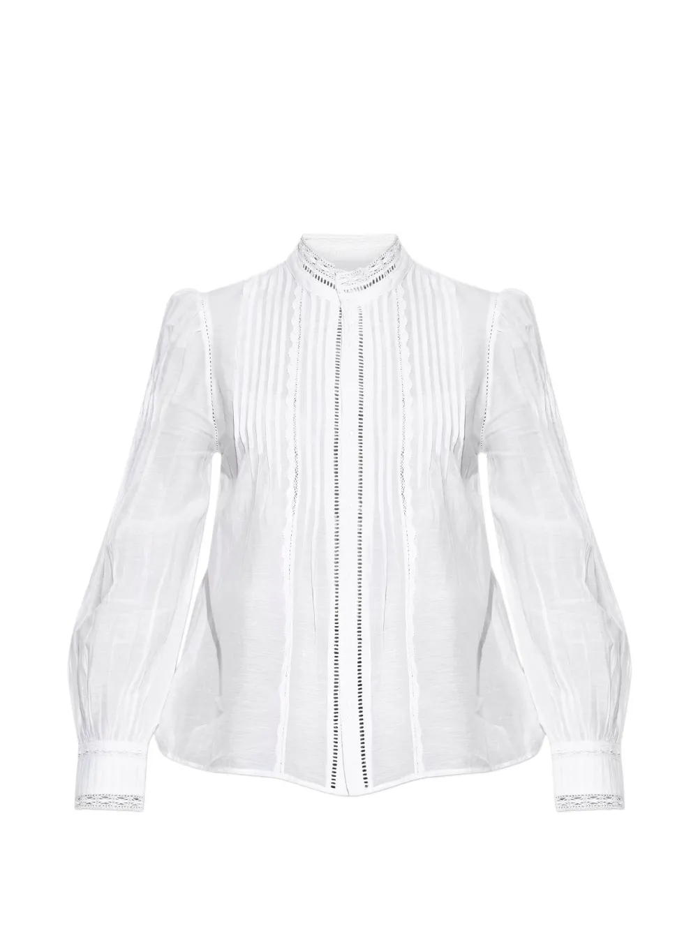 Zadig&Voltaire lace-panelled blouse - Bianco