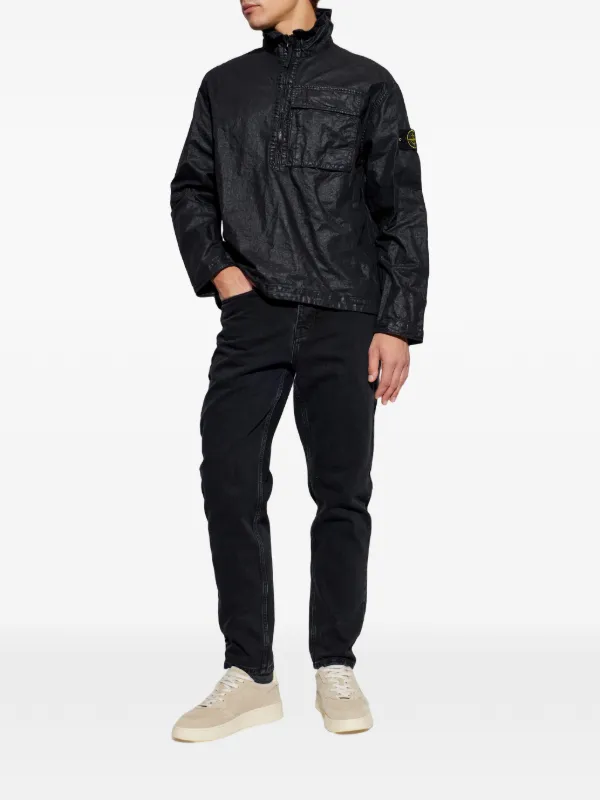 Stone Island ジップポケット ジャケット | ブラック | FARFETCH JP