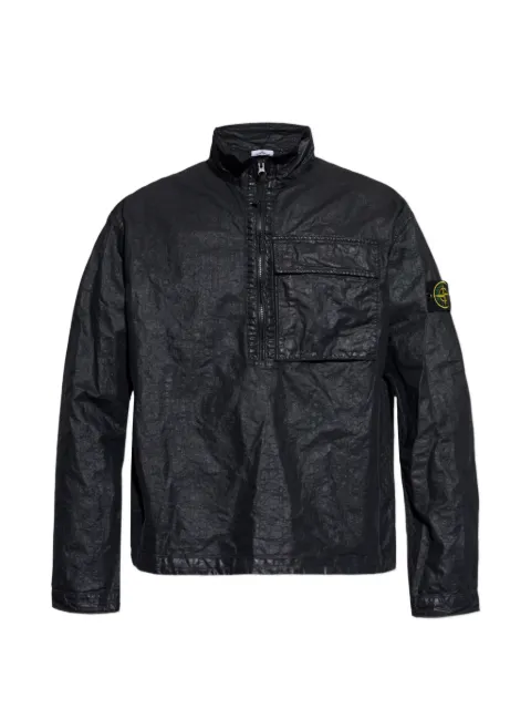 Stone Island 하프 지퍼 포켓 재킷