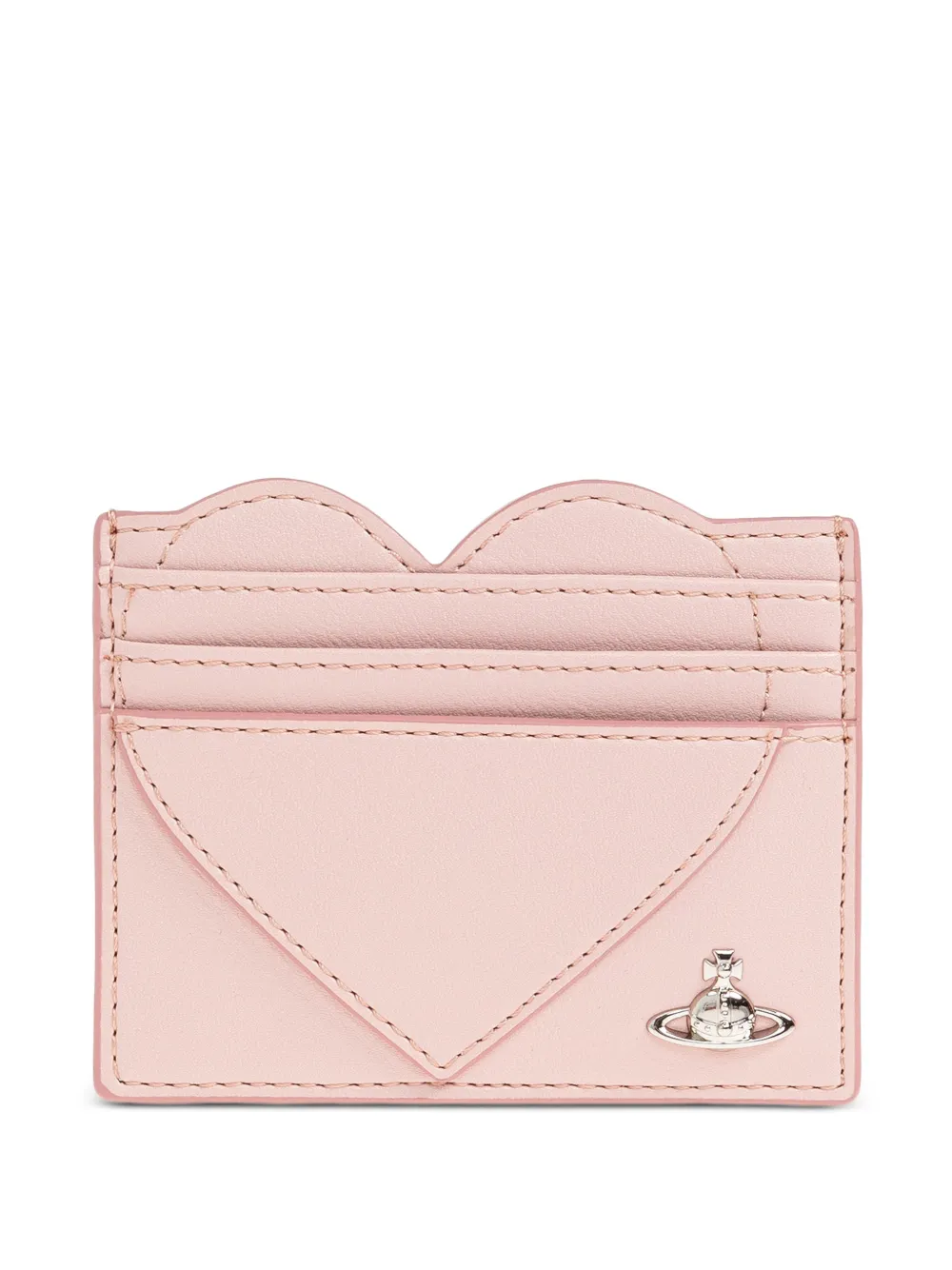 Vivienne Westwood heart card wallet - Rosa