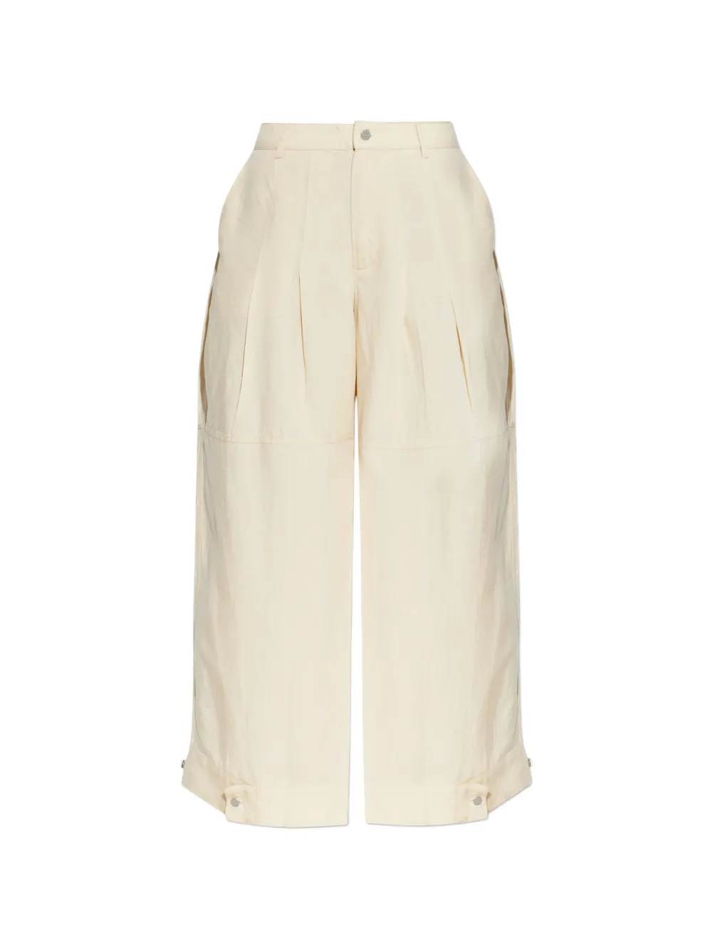 AllSaints Pantaloni Sherell con pieghe - Toni neutri