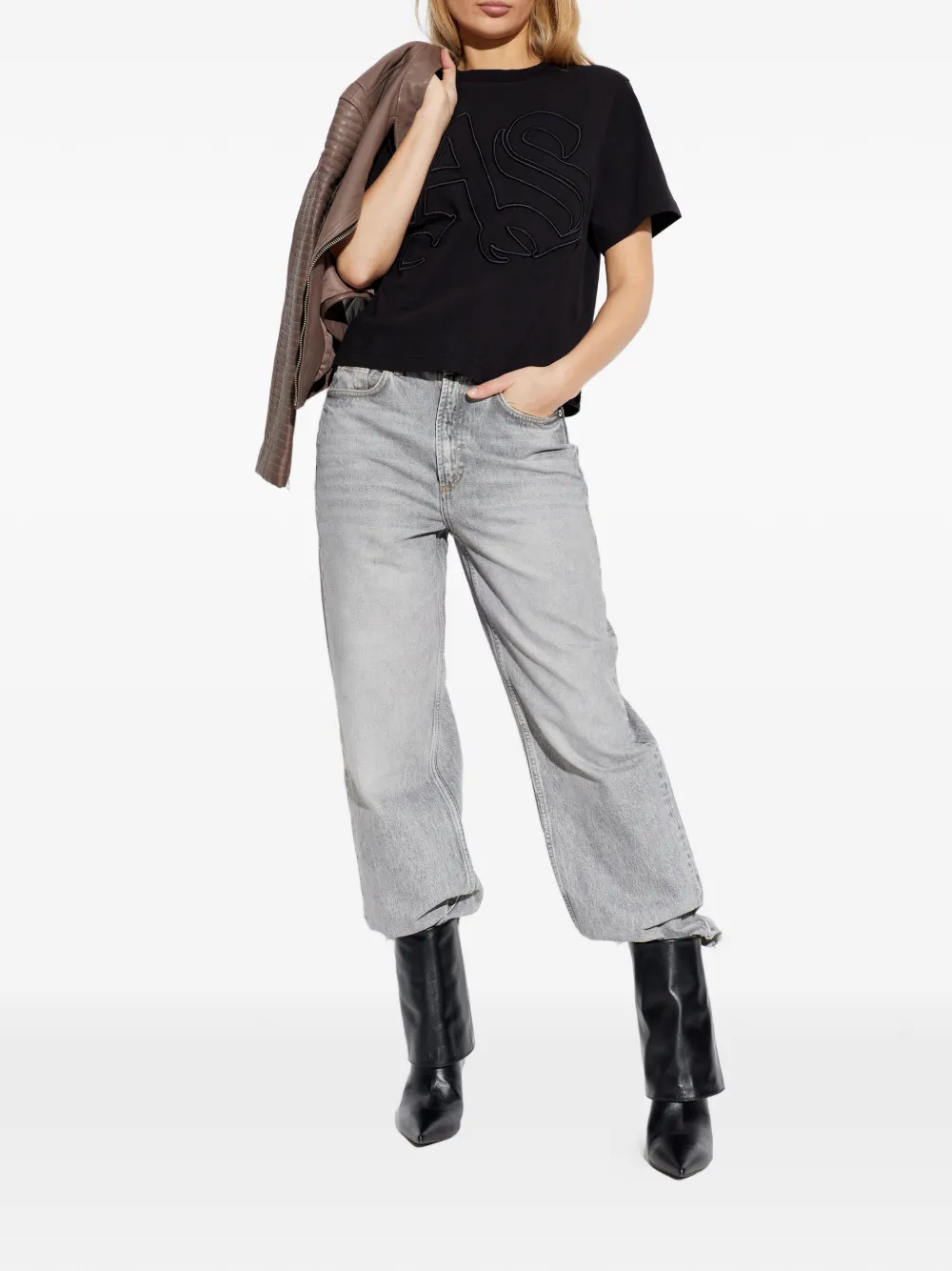  Allsaints Lisa T-shirt - Black 