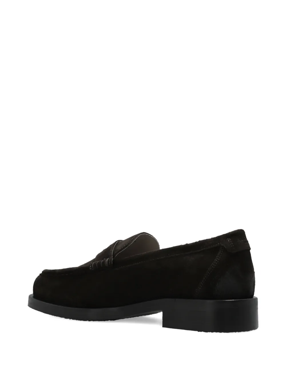 AllSaints Bloom leren loafers Bruin