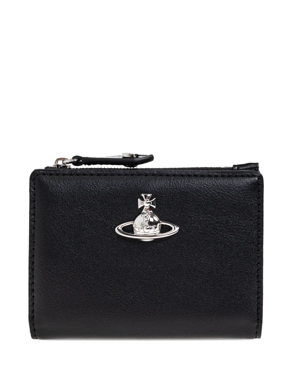Vivienne Westwood Orb zip wallet - Nero