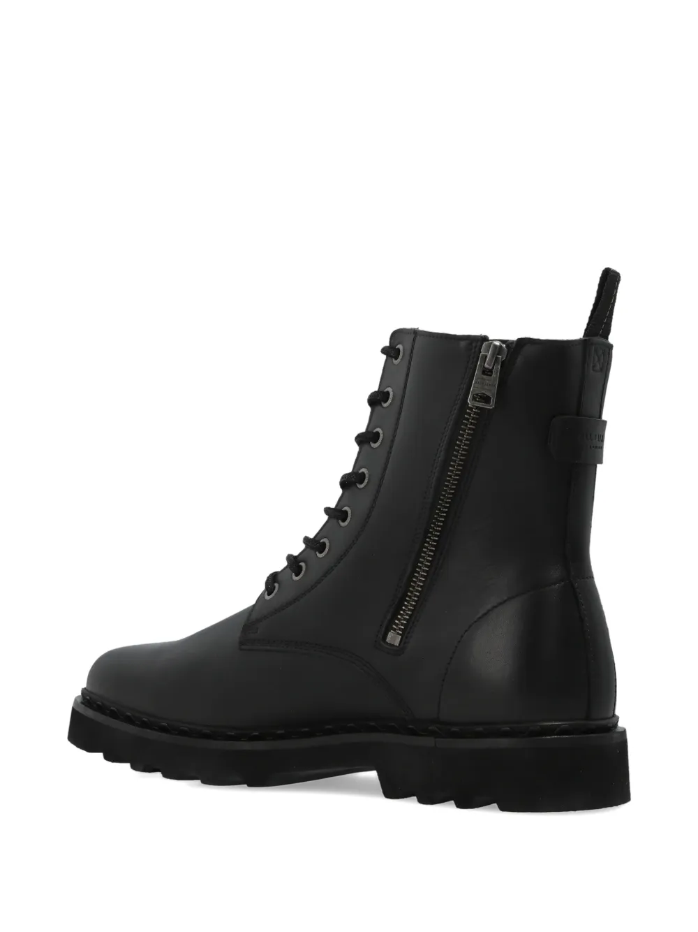 AllSaints Skiff enkellaarzen met veters Zwart