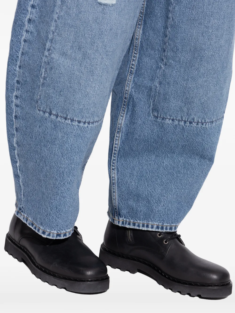AllSaints Skiff enkellaarzen met veters Zwart
