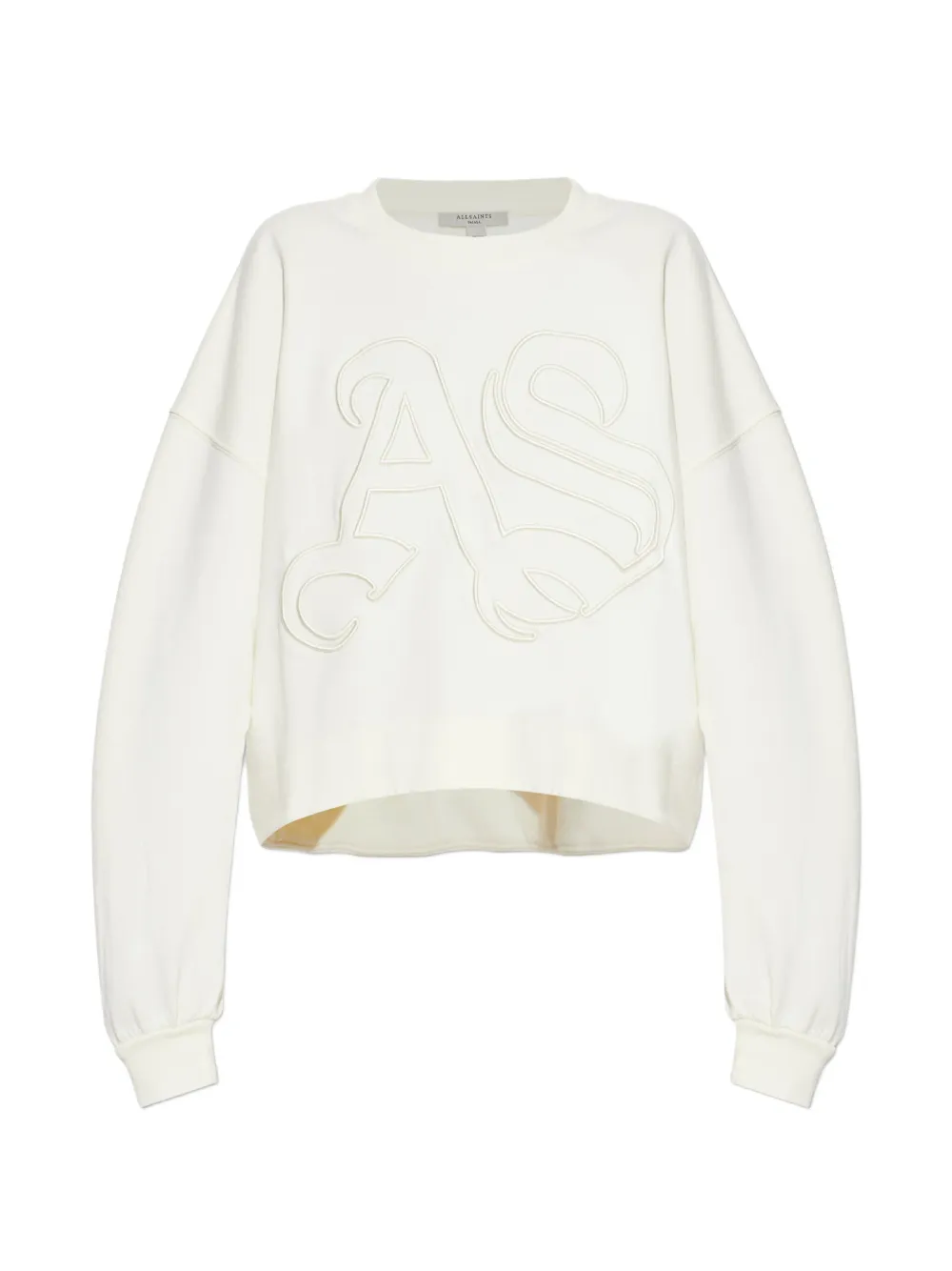 AllSaints Felpa con ricamo - Toni neutri