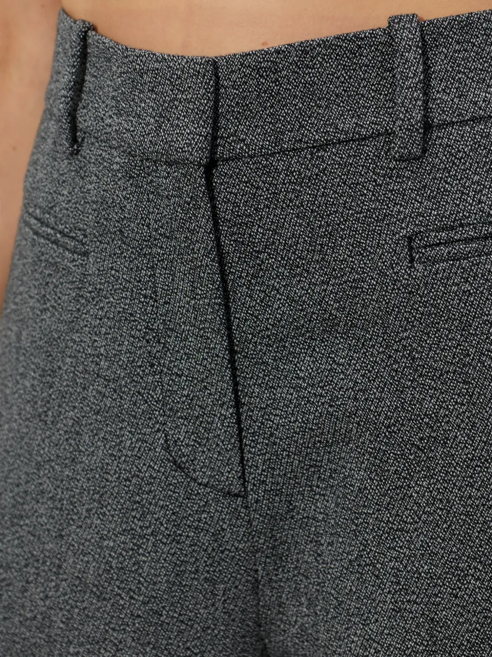 GANNI Broek met zak Grijs
