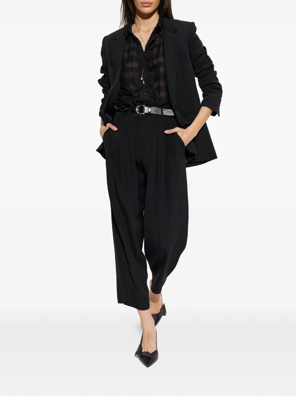  Isabel Marant Buttoned Single-breasted Blazer - Black 