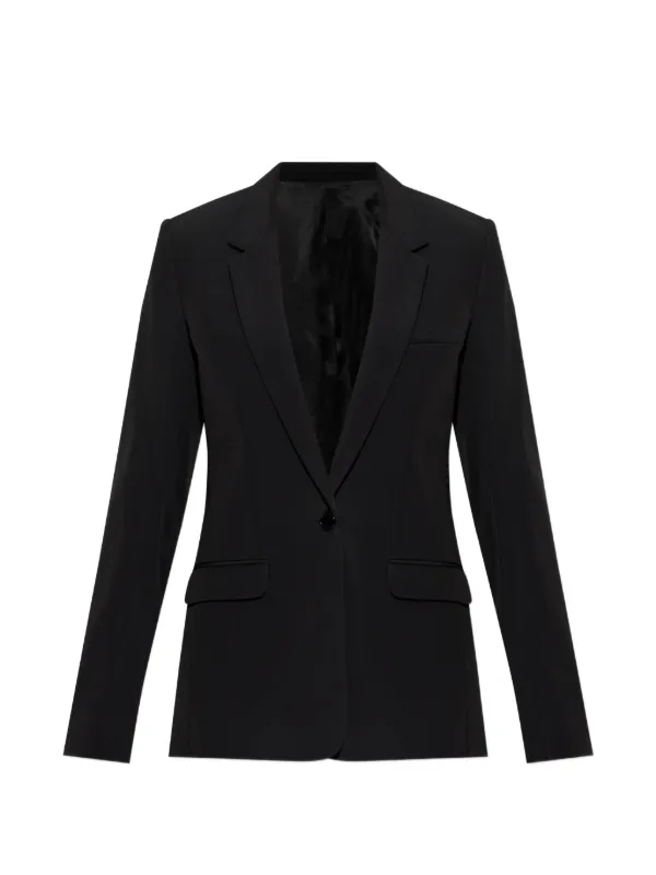 Isabel Marant Button Single-breasted Blazer in Black