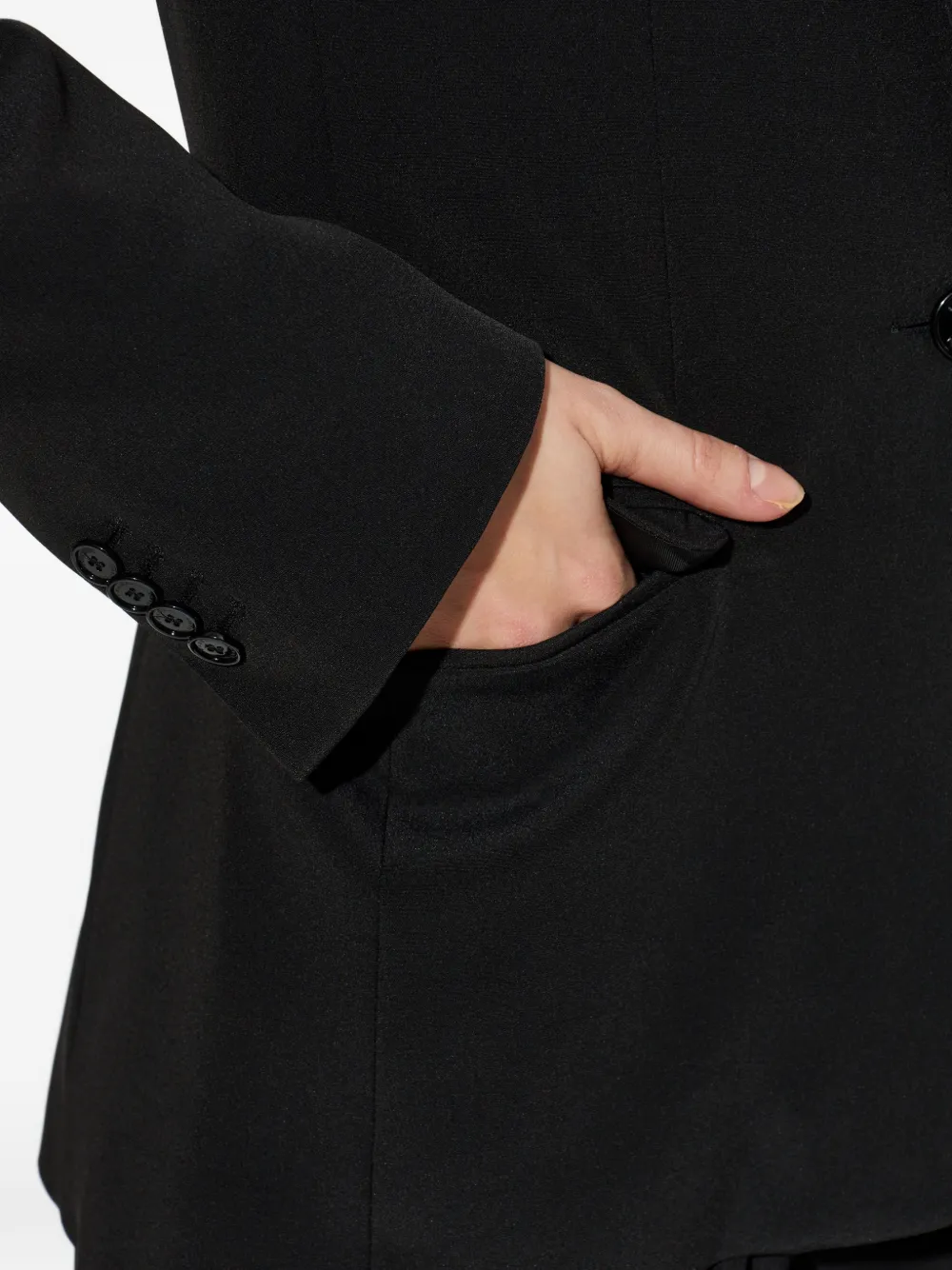 ISABEL MARANT Blazer met enkele rij knopen Zwart
