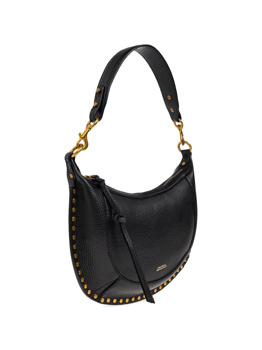 ISABEL MARANT Oskan Moon leren shopper met studs Zwart