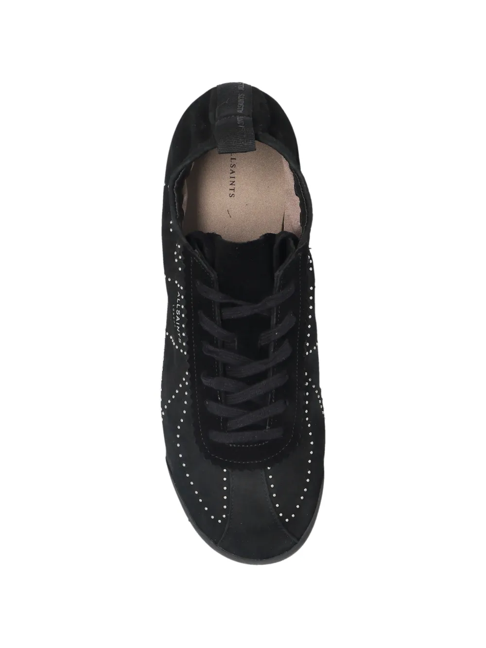 AllSaints Kenny sneakers met studs Zwart