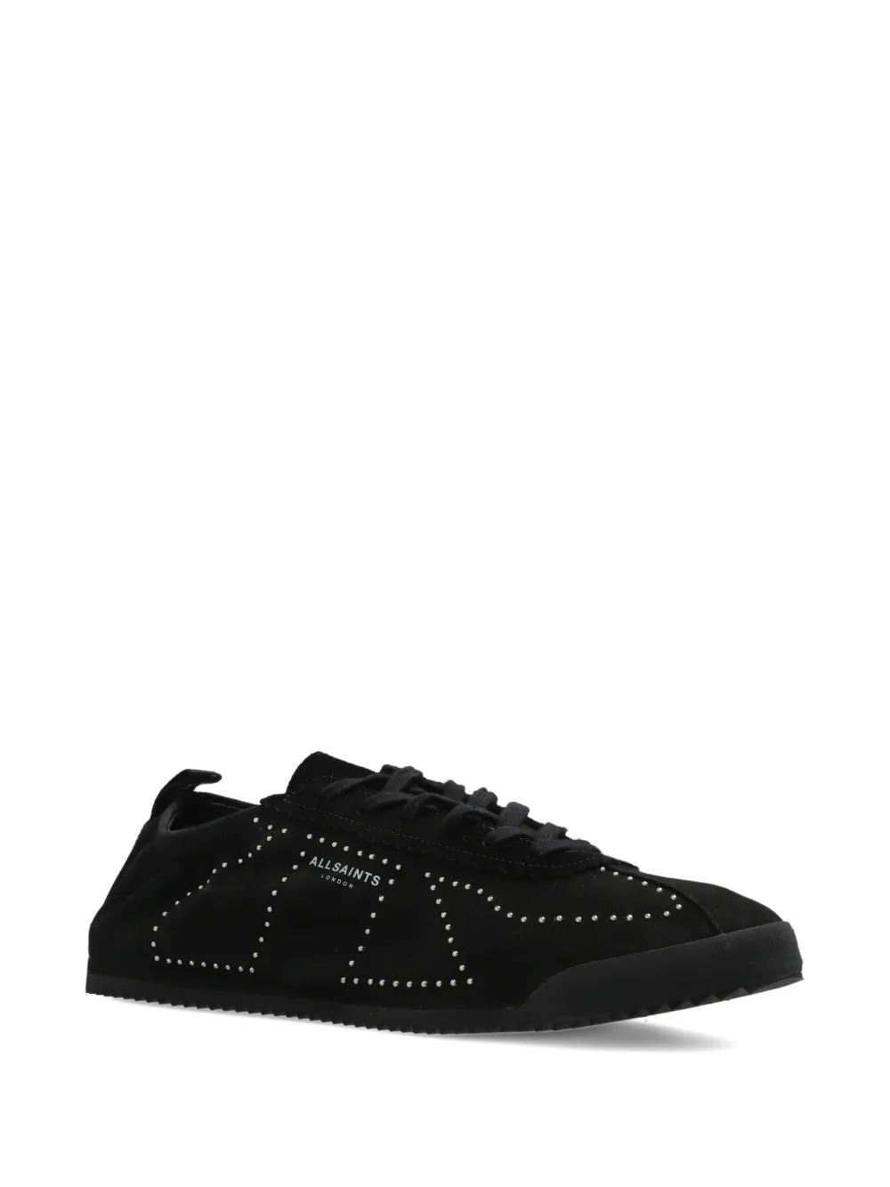 AllSaints Kenny sneakers met studs Zwart