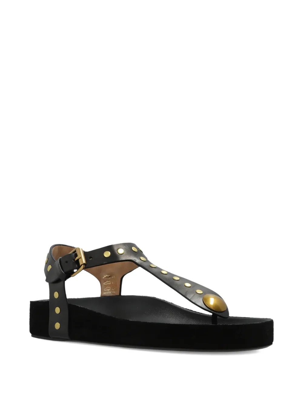 ISABEL MARANT Enore studded sandals Zwart