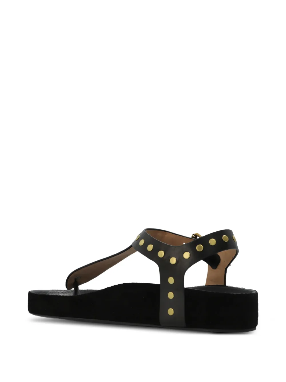 ISABEL MARANT Enore studded sandals Zwart