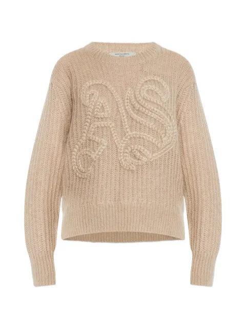 AllSaints cable-knit long-sleeve sweater