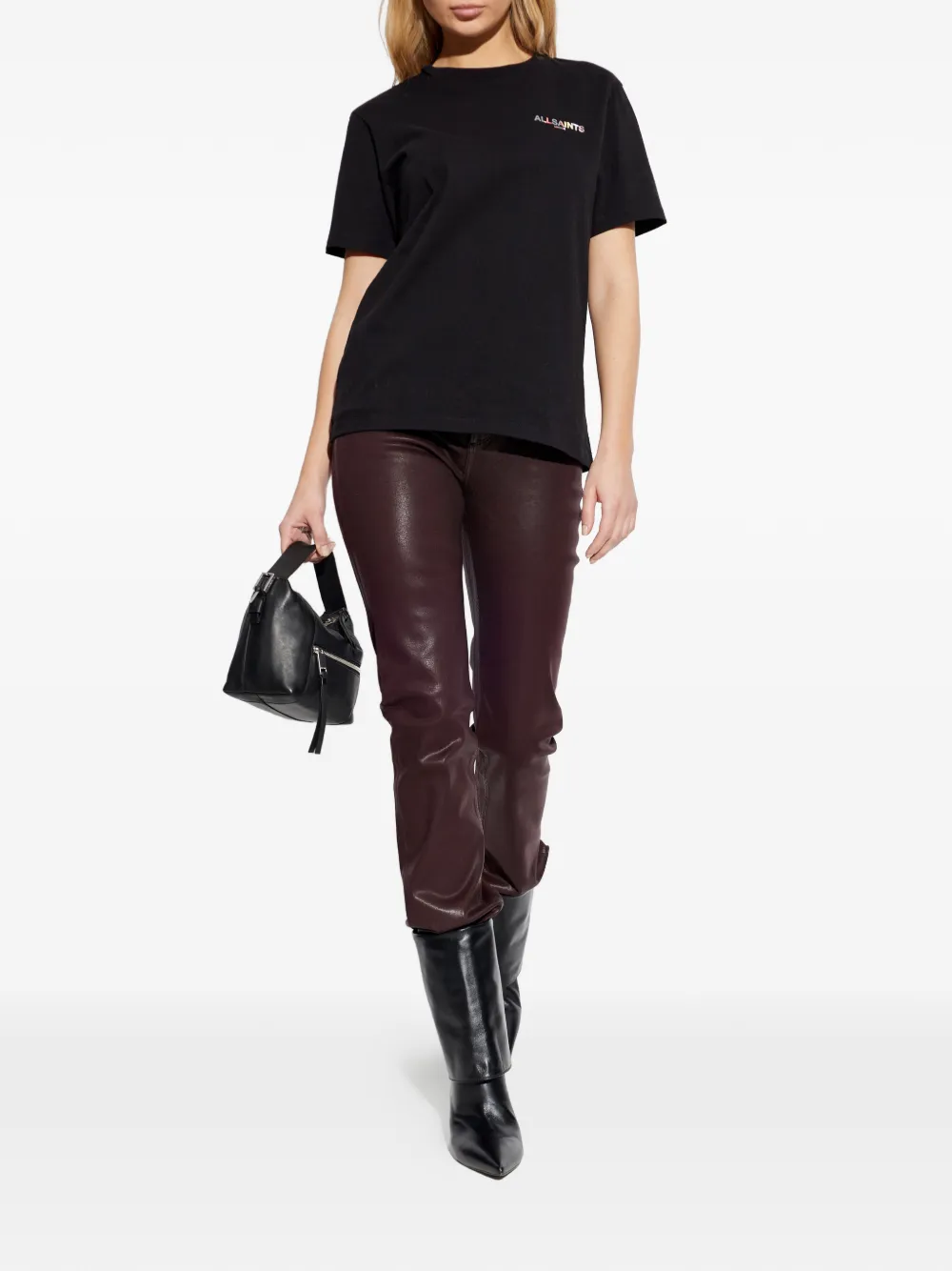  Allsaints Blaze Graphic T-shirt - Black 