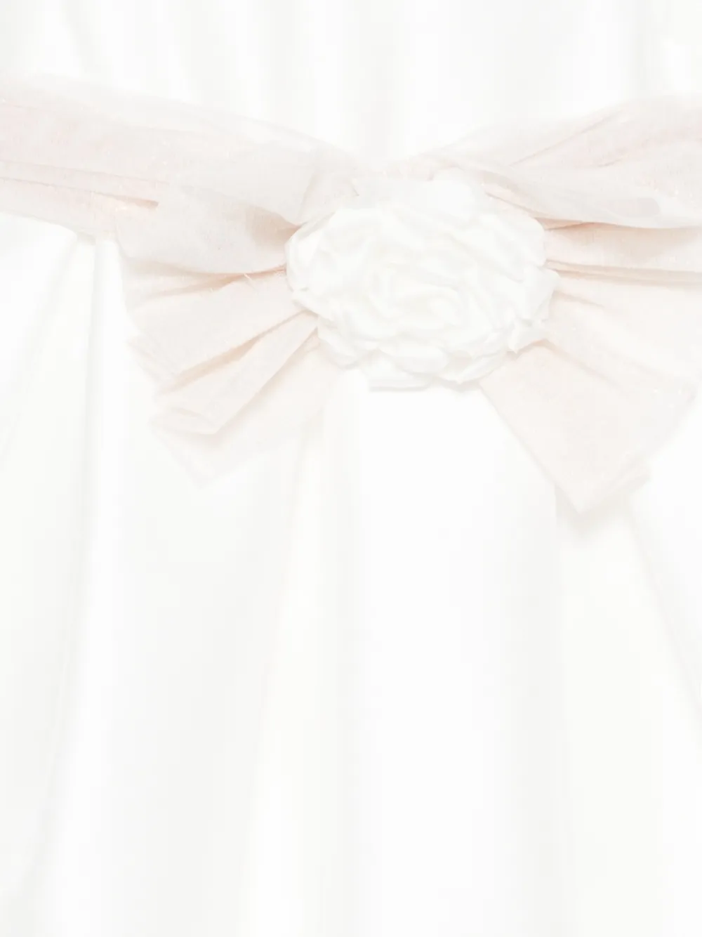 Mikado Rosette Bow Dress