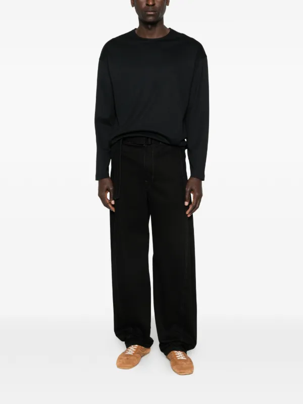 LEMAIRE ロングTシャツ | ブラック | FARFETCH JP