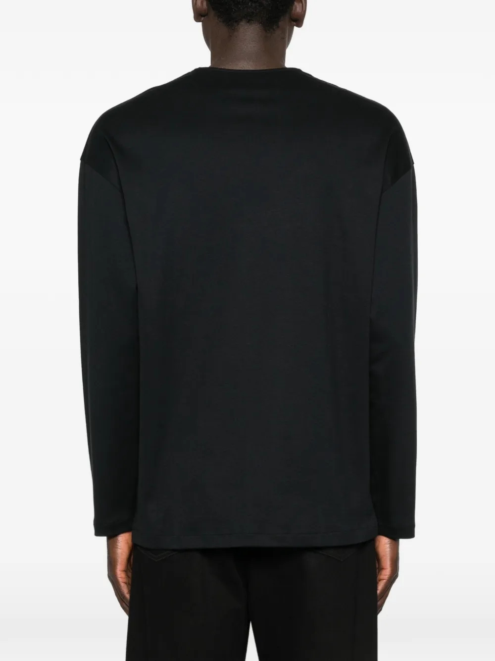 LEMAIRE T-shirt met lange mouwen Zwart