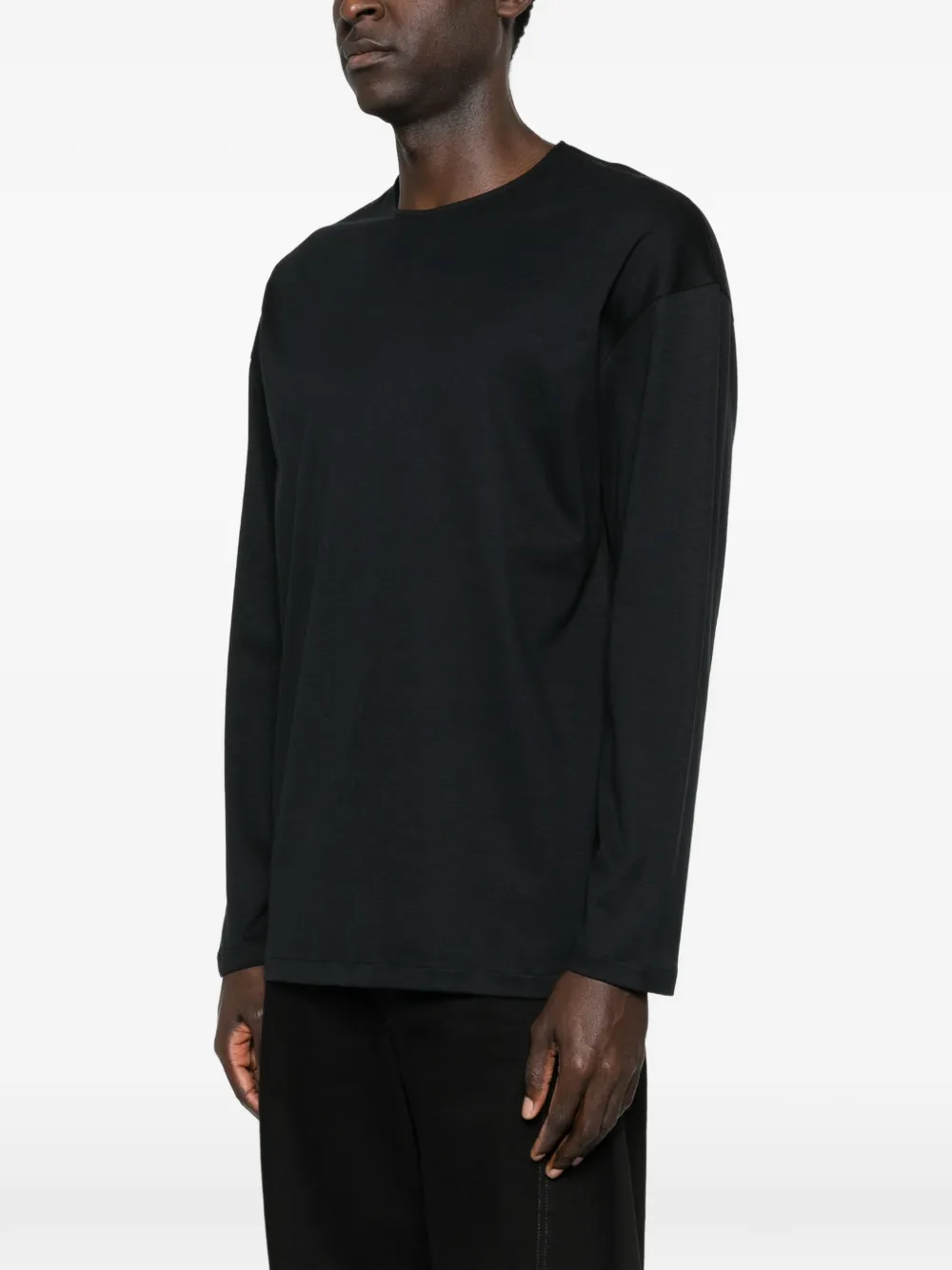 LEMAIRE T-shirt met lange mouwen Zwart