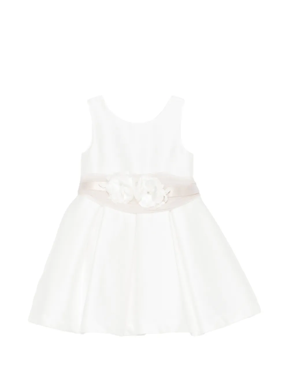 Abel & Lula floral belted dress - Bianco