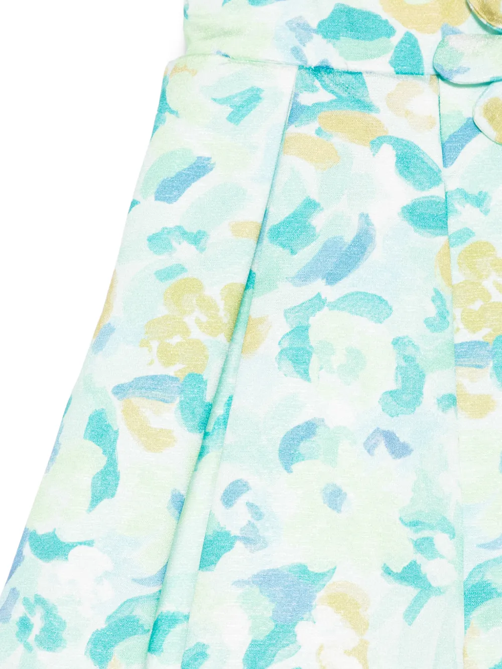  Abel & Lula Floral-pattern Dress - Green 