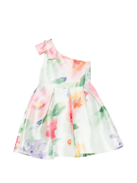 Abel & Lula one-shoulder floral dress