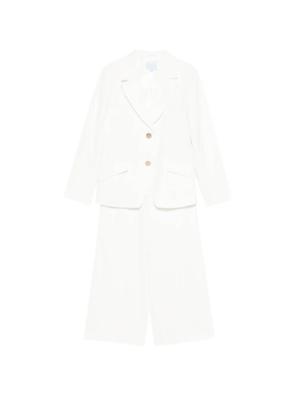 Abel & Lula zip-up trouser set - Bianco