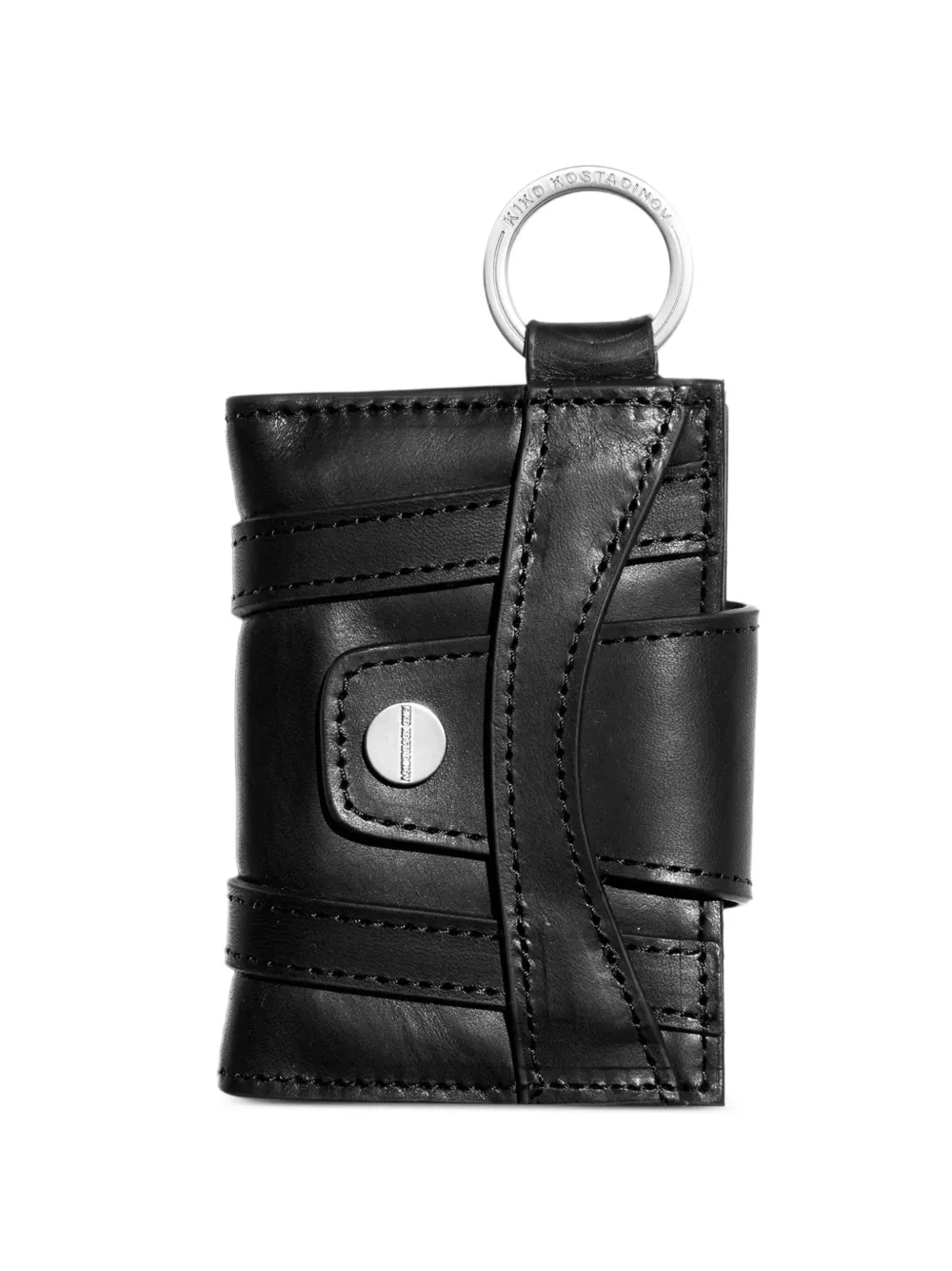 Kiko Kostadinov The Orvos ring strap card case - Nero