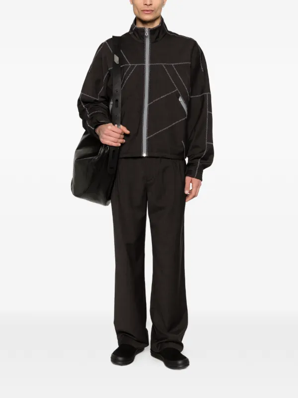 Kiko Kostadinov Gathered concealed-fastening Trousers | Grey