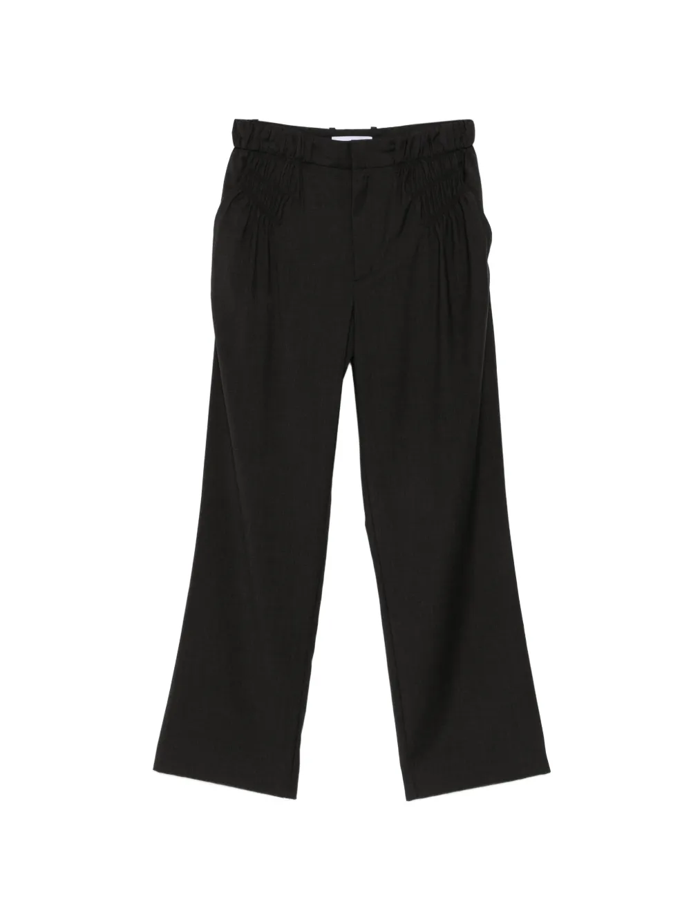 Kiko Kostadinov gathered concealed-fastening trousers - Grigio