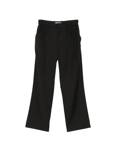 Kiko Kostadinov pantalones fruncidos con cierre oculto
