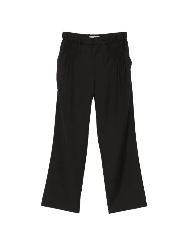 Kiko Kostadinov Gathered concealed-fastening Trousers | Grey