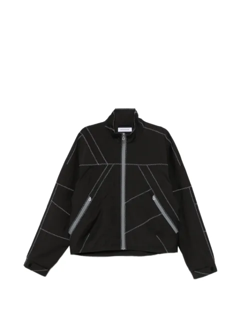 Kiko Kostadinov Fosco zigzag-stitching zip-fastening jacket