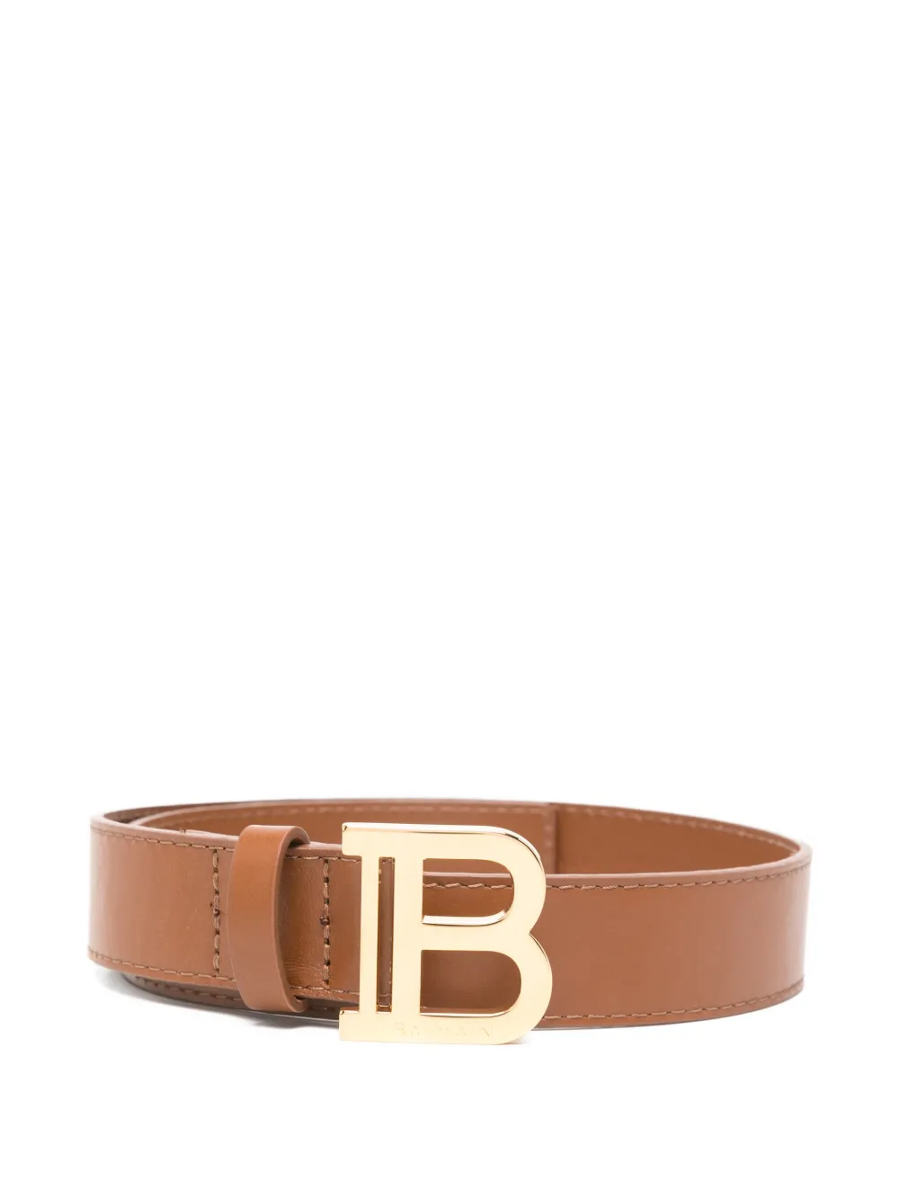 Balmain Kids B-buckle belt - Marrone