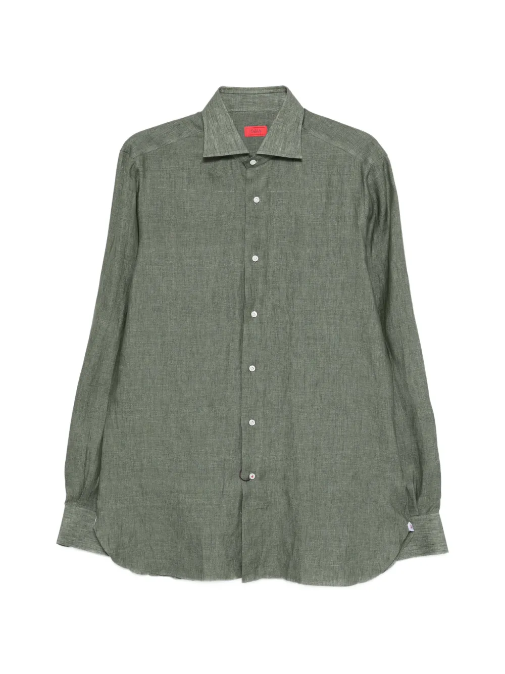 Isaia button-fastening shirt | Green | Image 1