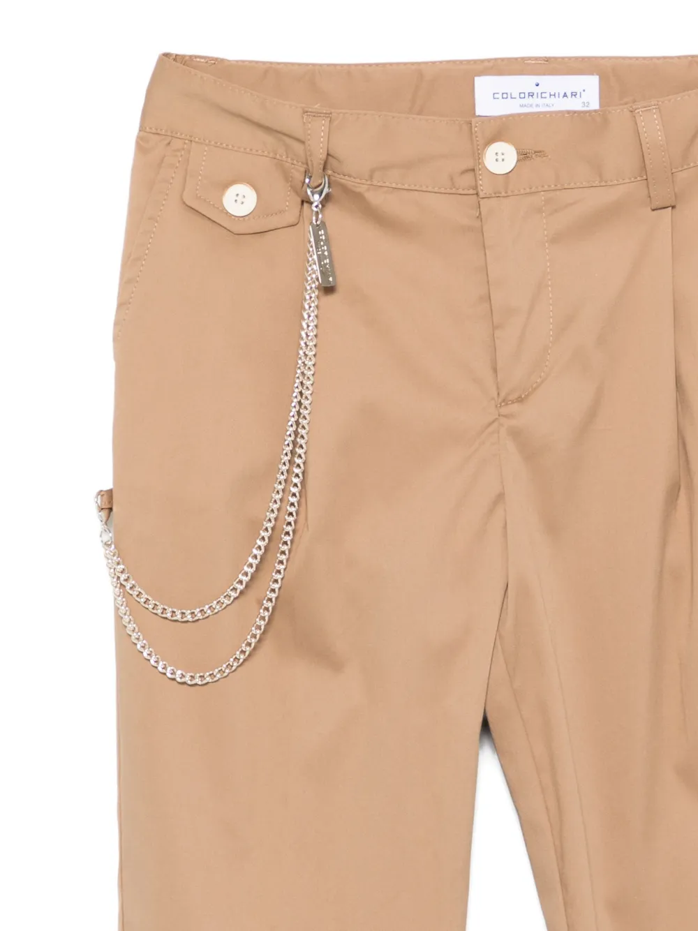 Colorichiari Vijfdelig gestreept pak Beige
