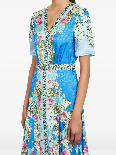Saloni Lea floral dress