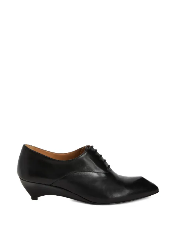Jil Sander ポインテッドトゥ オックスフォードシューズ | ブラック