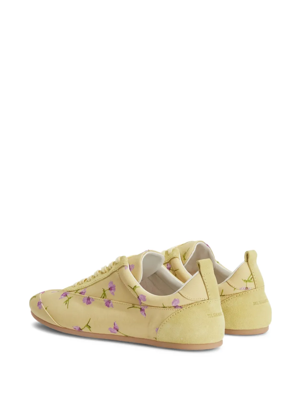 Jil Sander Etage sneakers met bloemenprint Beige