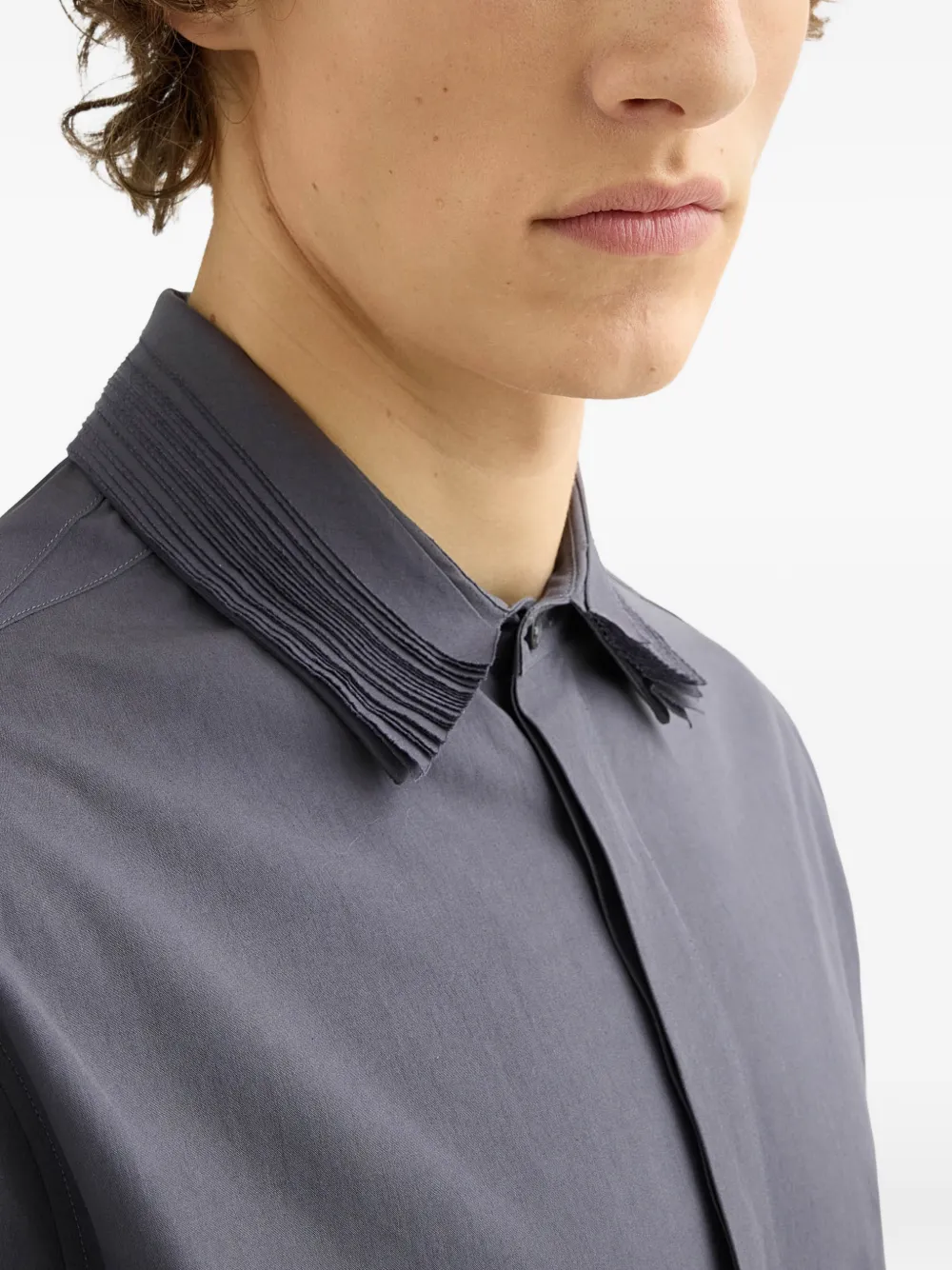 Jil Sander Katoenen overhemd Grijs