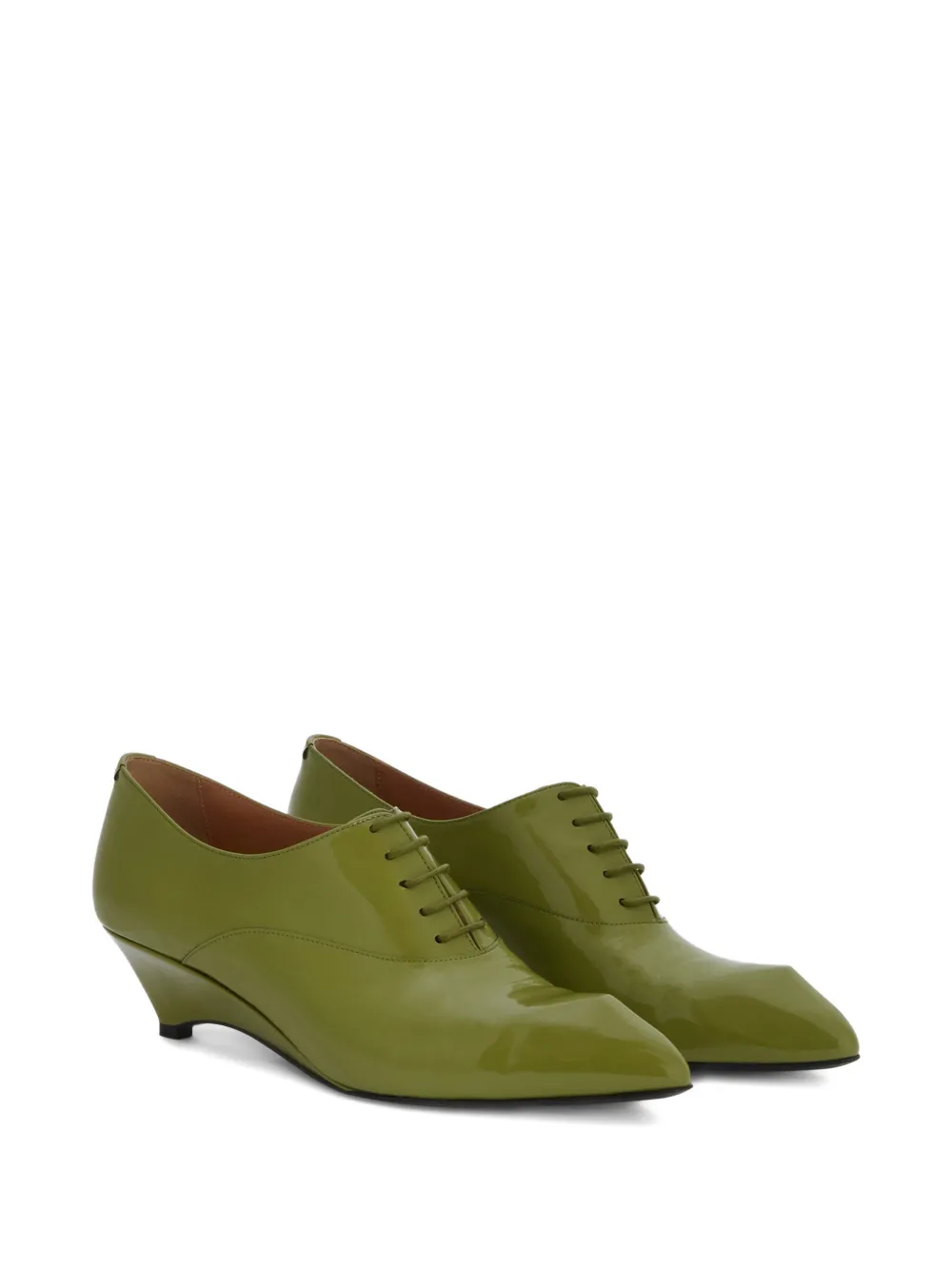 Jil Sander Pumps met puntige neus Groen