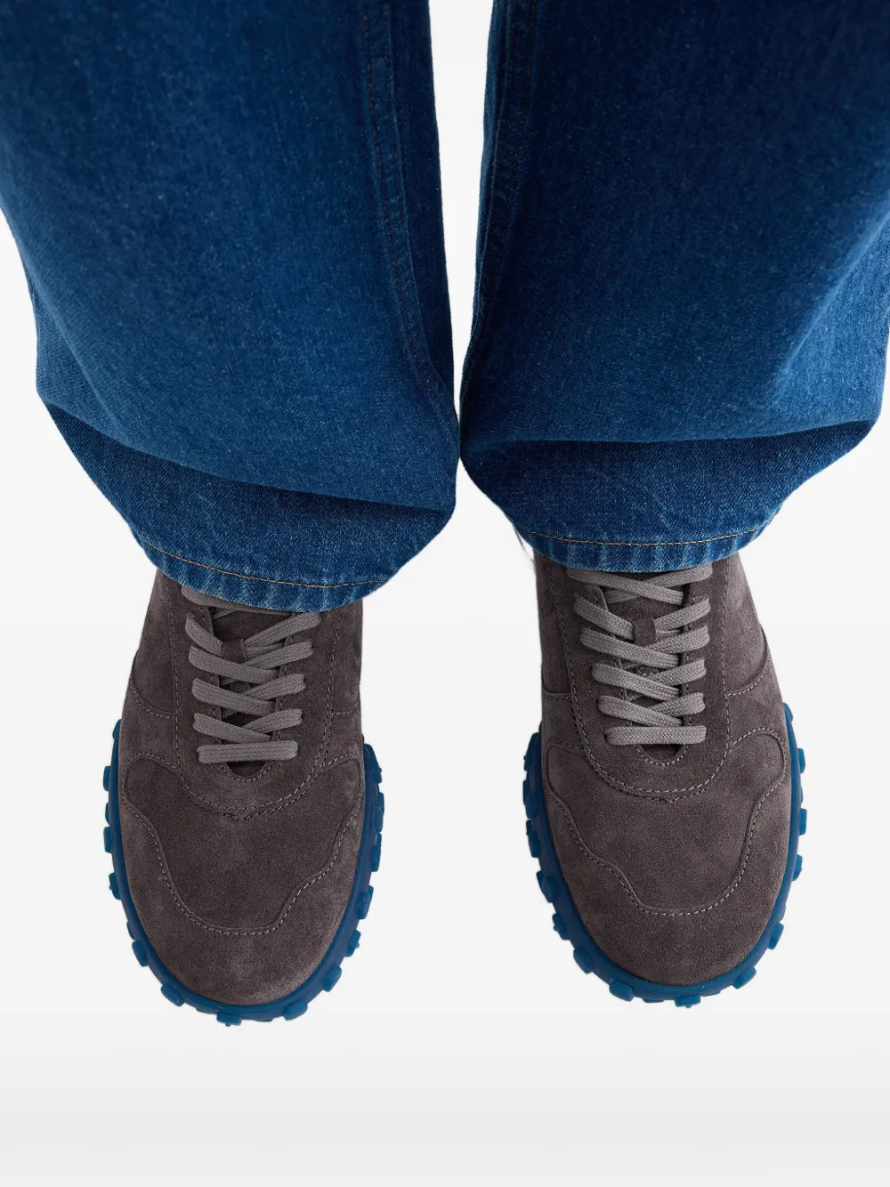 Jil Sander Moon suède sneakers Grijs