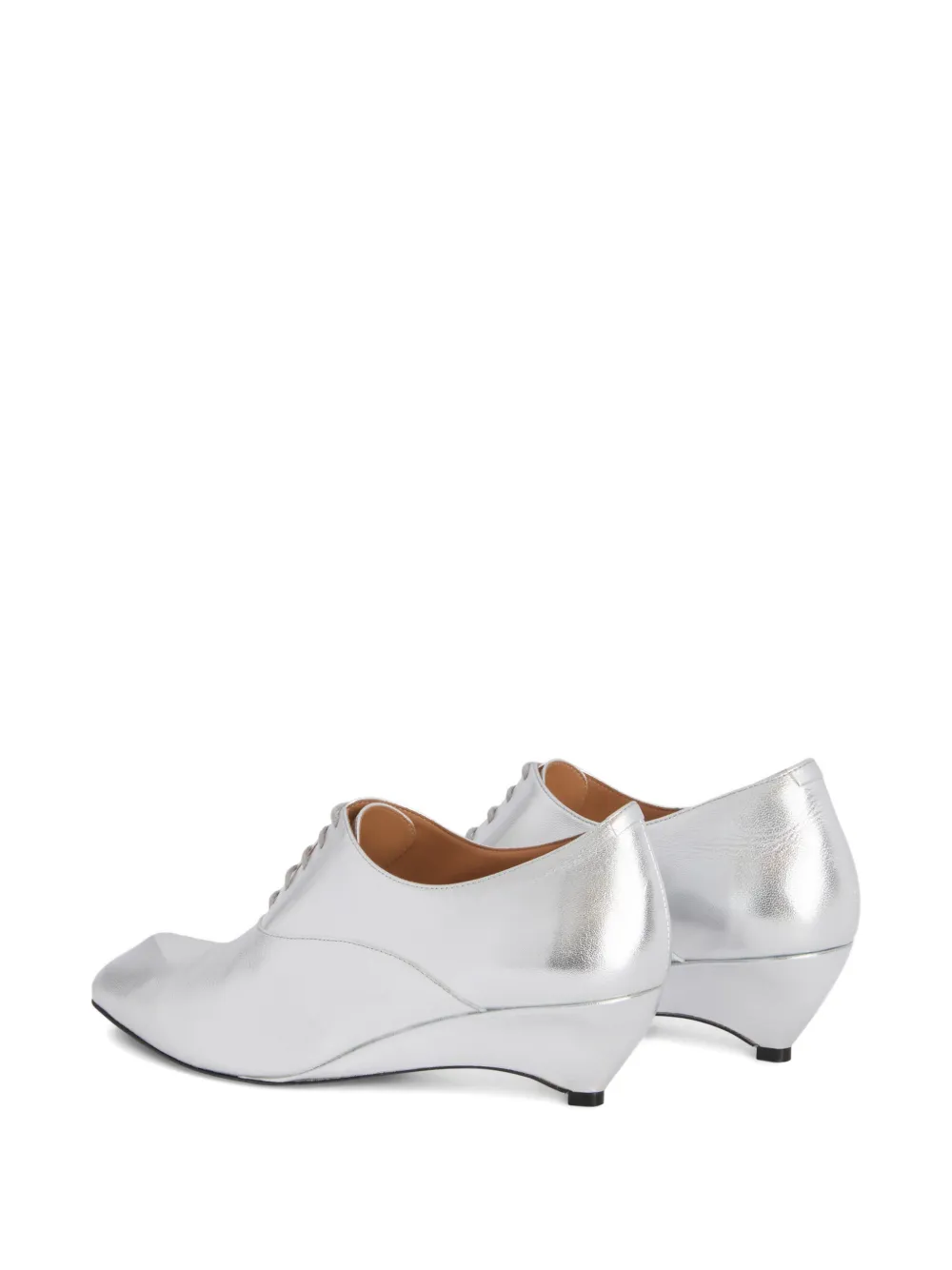 Jil Sander Loafers met puntige neus Zilver