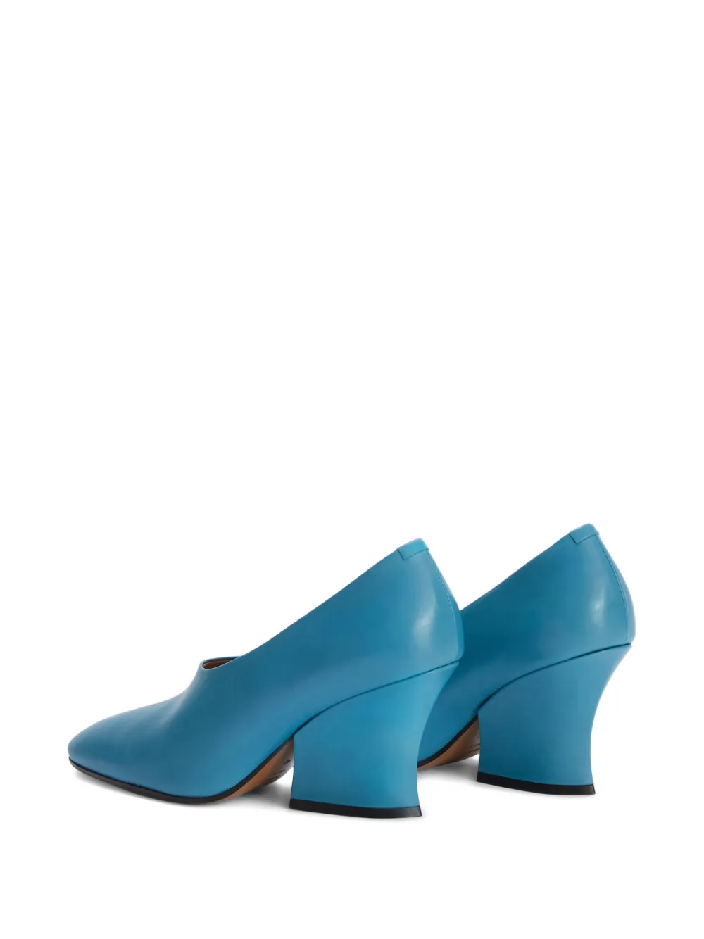 Jil Sander Leren pumps Blauw