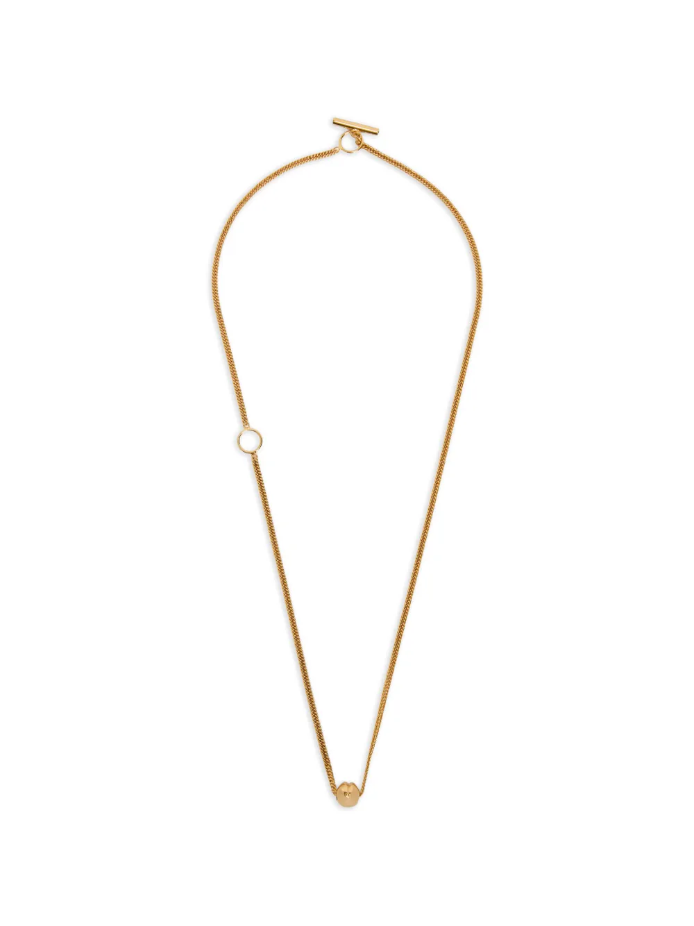 Jil Sander sphere-pendant necklace - Oro