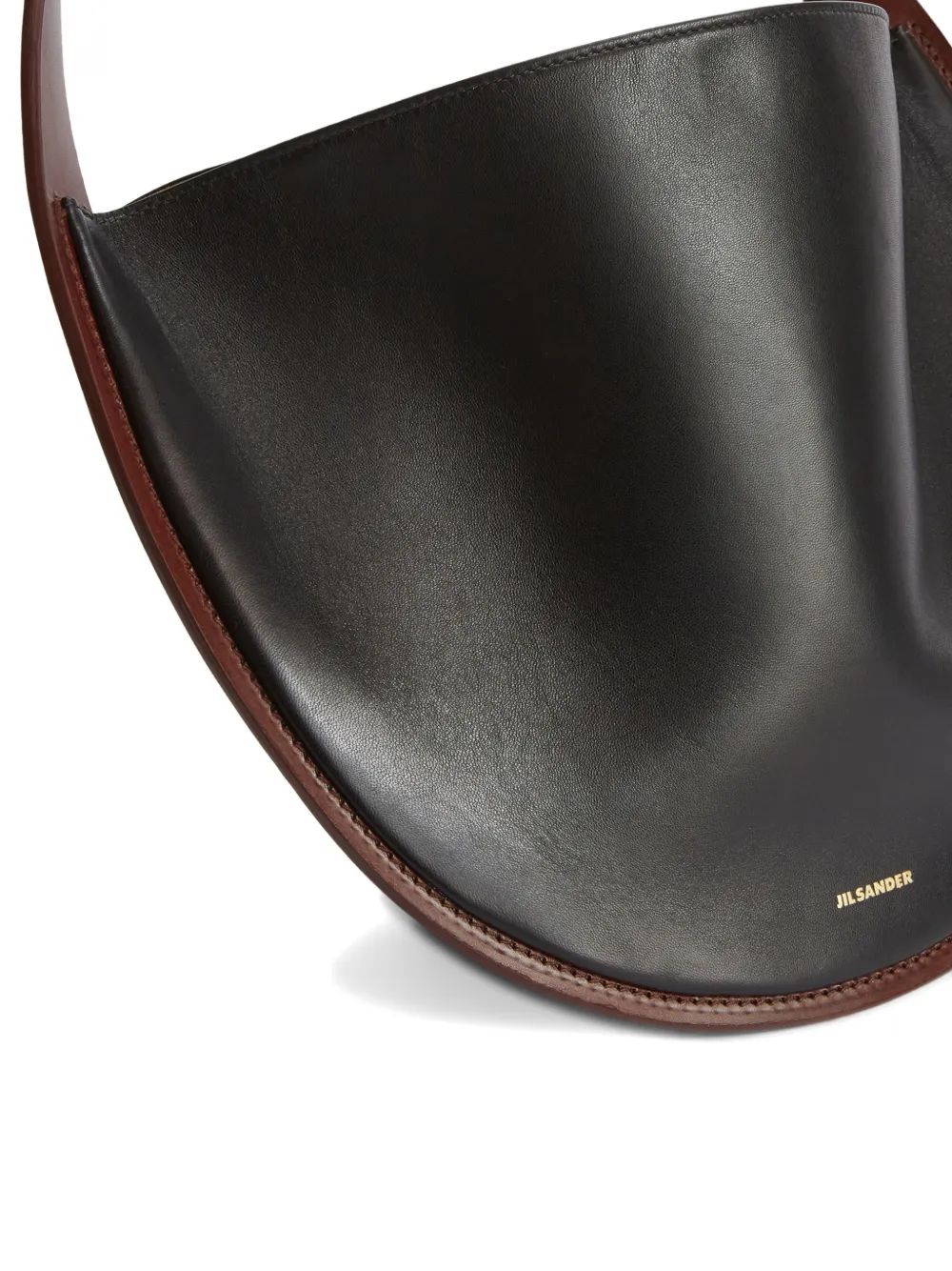  Jil Sander Bolso De Hombro Pivot - Negro 