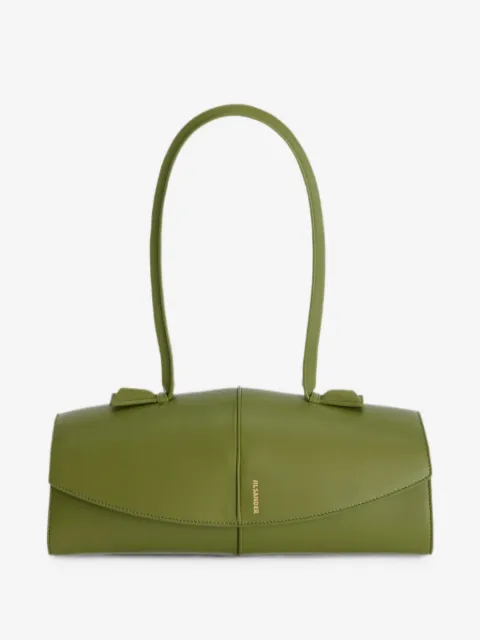 Jil Sander Linea leren schoudertas